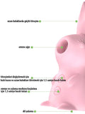 Rabbit Tongue Licking Şarjlı Kilitoral Emiş ve Dil Stimilasyon Vibratörü - YJA004