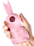 Rabbit Tongue Licking Şarjlı Kilitoral Emiş ve Dil Stimilasyon Vibratörü - YJA004