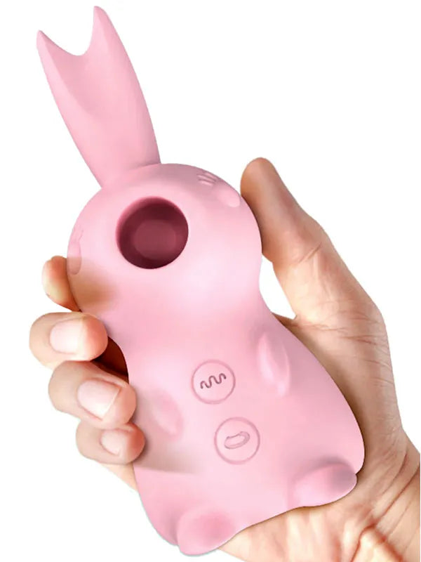 Rabbit Tongue Licking Şarjlı Kilitoral Emiş ve Dil Stimilasyon Vibratörü - YJA004