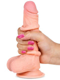 7" Dual Layer Oynar Derili Realistik Penis 18 cm - SL0202