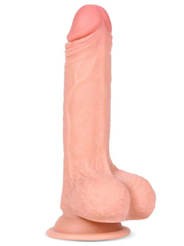 7" Dual Layer Oynar Derili Realistik Penis 18 cm - SL0202