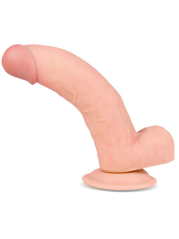 8" Dual Layer Oynar Derili Realistik Penis 20,32 cm - SL0219