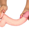 9" Dual Layer Oynar Derili Realistik Penis 23 cm - SL0226