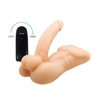 Realistik Yarım Erkek Vücut Kumandalı Penis Vibratör - BDM8083
