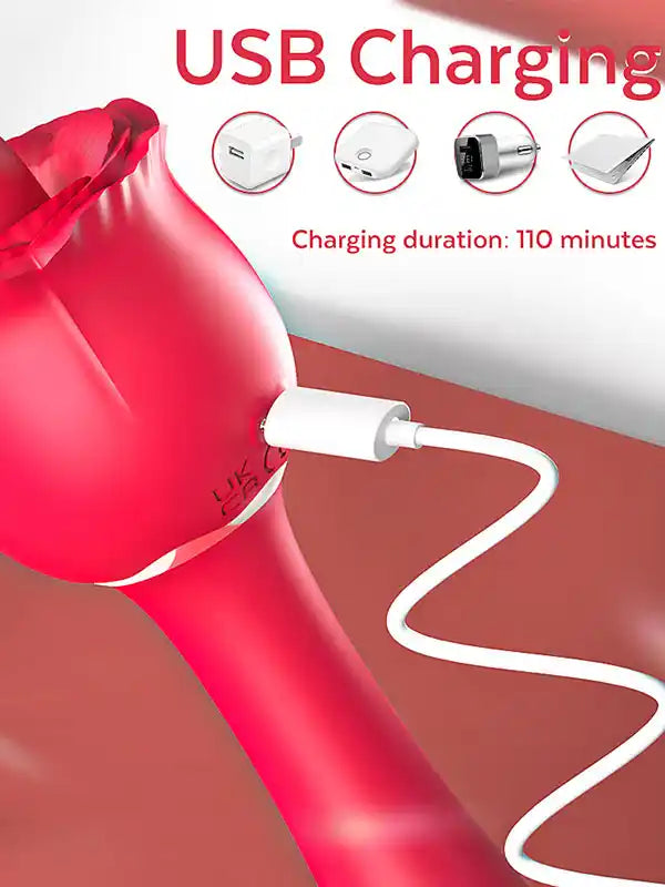 Erojen Bölge Etkili Çift Taraflı Şarjlı Vibratör - S536-6