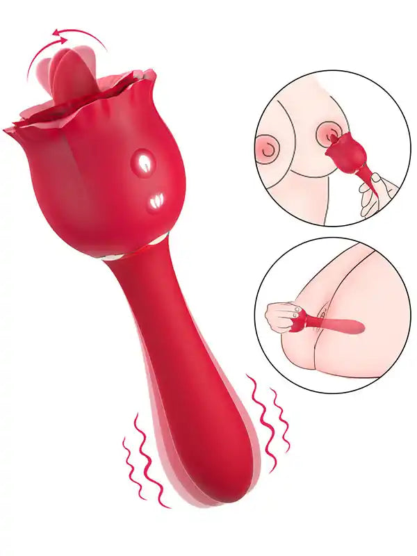 Erojen Bölge Etkili Çift Taraflı Şarjlı Vibratör - S536-6