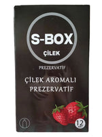 S-Box Çilek Aromalı Prezervatif 12'li - C-5138