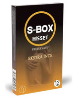 S-Box Ekstra İnce Prezervatif 12'li - C-5137