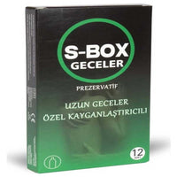 S-Box Özel Kayganlaştırıcılı Prezervatif 12'li - C-5136