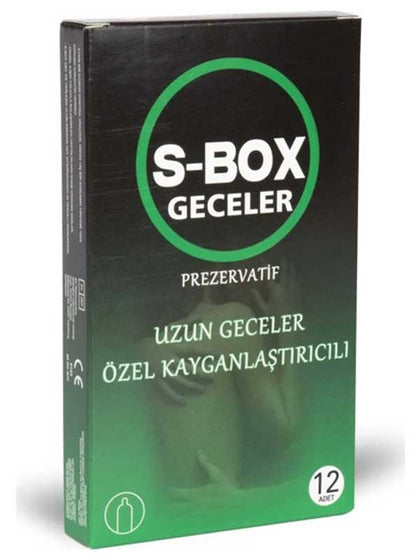 S-Box Özel Kayganlaştırıcılı Prezervatif 12'li - C-5136