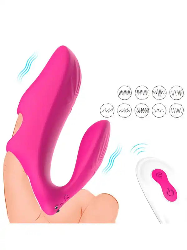 Şarjlı Uzaktan Kumandalı Parmak ve G Noktası Vibratörü - S217-2