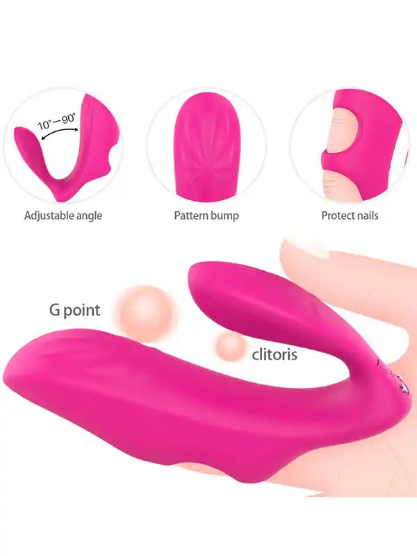 Şarjlı Uzaktan Kumandalı Parmak ve G Noktası Vibratörü - S217-2