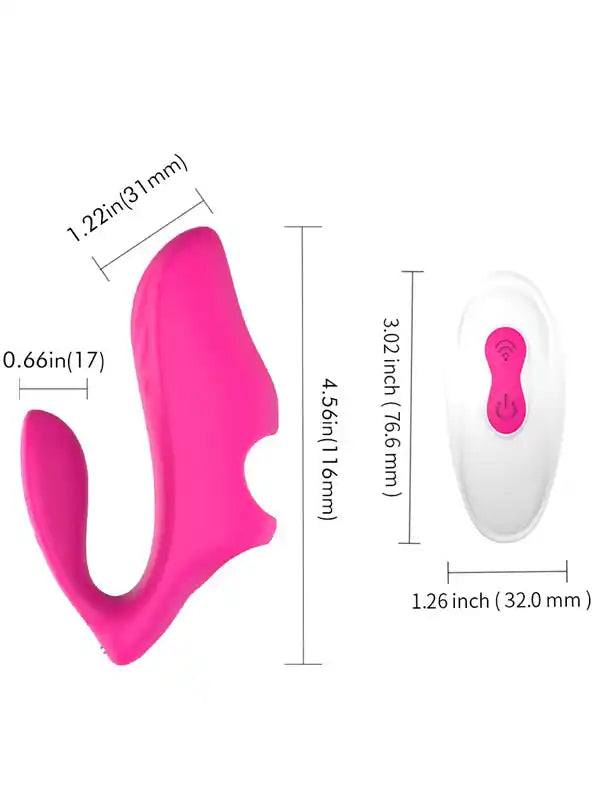 Şarjlı Uzaktan Kumandalı Parmak ve G Noktası Vibratörü - S217-2