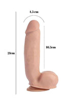 Sensualism 21cm Ku0131ku0131rdaklu0131 Ger&ccedil;ek&ccedil;i Dildo - C-CH7803