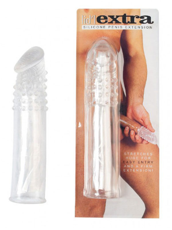 Lid'l Extra Silikon Penis Kılıfı 7cm Uzatmalı - CA-3000004542