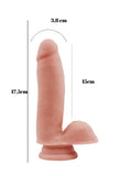 Sex Lure 17,5cm Kıkırdaklı Gerçekçi Dildo - C-CH7804