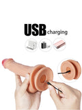 SHEQU Amber Uzaktan Kumandalı Şarjlı Realistik Dildo 21 cm - SQWBE10045