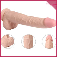 Shequ Bart 30 Cm Gerçekçi Ultra Long Vibratör - FA-WBE10038