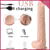 Shequ Bart 30 Cm Gerçekçi Ultra Long Vibratör - FA-WBE10038