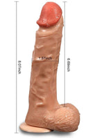 Shequ Bronte Şarjlı Döner Başlı Realistik Dildo Uzaktan Kumandalı 20.5 cm - CSQT10008