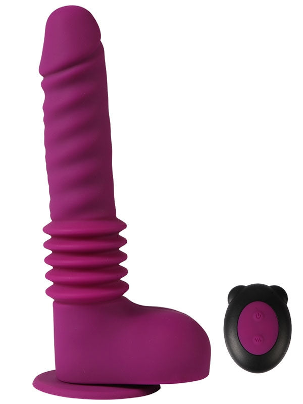 SHEQU Isaiah Thrusting İleri Geri Hareketli Uzaktan Kumandalı Şarjlı Vibratör - SQV10066