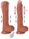 SHEQU William İleri Geri Hareketli Döner Başlı Şarjlı Realistik Vibratör 22 cm - SQT10014
