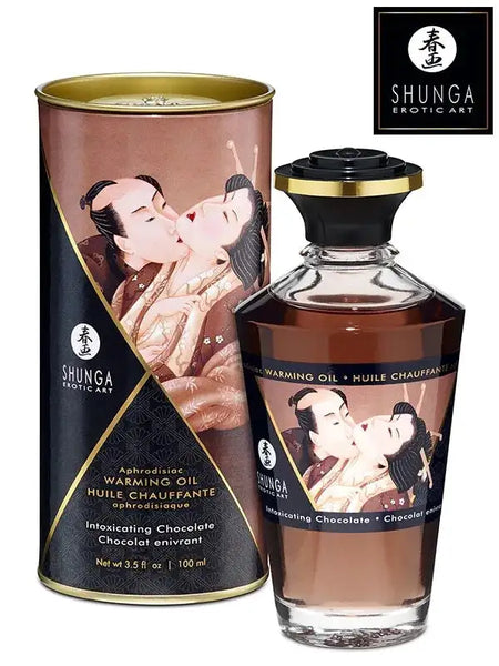 Shunga Warming Oil Intoxicating Choco Sevişme Yağı 100 ml - SC94512CK