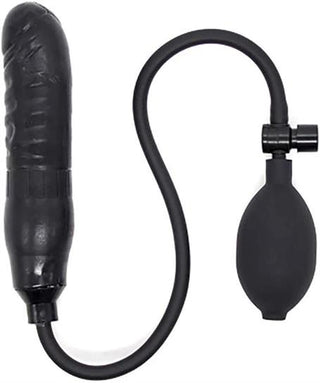 🏷️ [FIRSAT] %10 İndirim – Şişebilen Pompalı Damarlı Anal Plug Siyah - CA-BDM1816