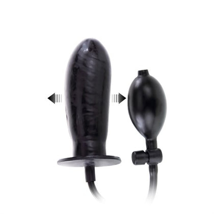 Şişebilen Pompalı Zenci Penis Anal Tıkaç - B1034