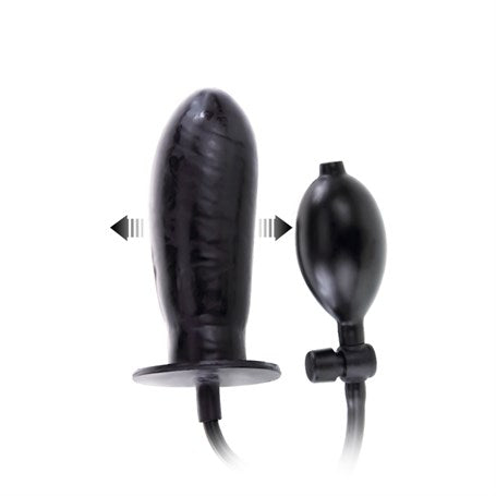 Şişebilen Pompalı Zenci Penis Anal Tıkaç - B1034