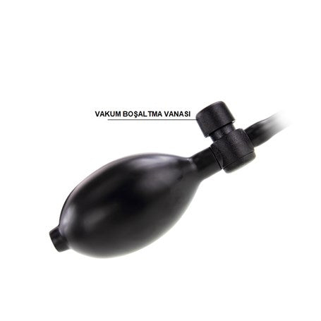 Şişebilen Pompalı Zenci Penis Anal Tıkaç - B1034