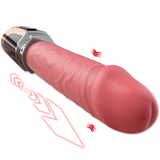 Şişirilebilir İleri Geri Hareketli USB Manyetik Şarjlı 23 cm İleri Geri Hareketli Titreşimli Dildo - Jose - BDM1627