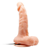 17 cm Gerçekçi Titreşimli Dildo Vibratör Penis - CA-BDM8018A