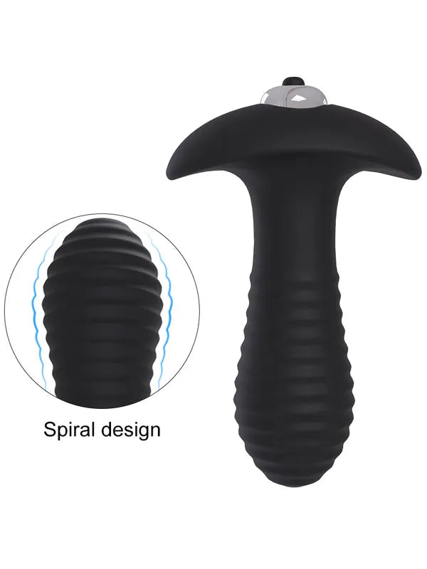 Titreşimli Giyilebilir Spiral Butt Plug - S065