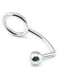 Çelik Penis Halkalı Anal Plug - SM396