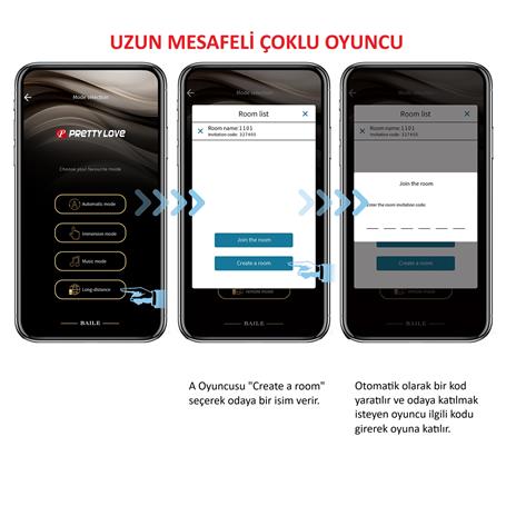 Telefon Kumandalı 12 Titreşim Fonksiyon & 3 Elektro Şoklu Teknolojik Anal Vajinal Vibratör - BDM1332