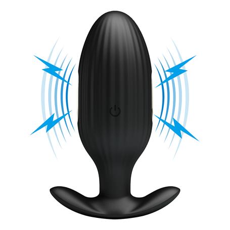 Telefon Kumandalı 12 Titreşim Fonksiyon & 3 Elektro Şoklu Teknolojik Anal Vajinal Vibratör - BDM1332