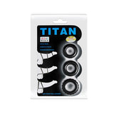 Titan 3'lü Tırtıklı Penis Halkası - BDM0148