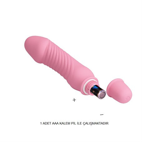 Titreşim Özellikli Vibratör Açık Pembe 13.5 cm Pretty Love - B1269