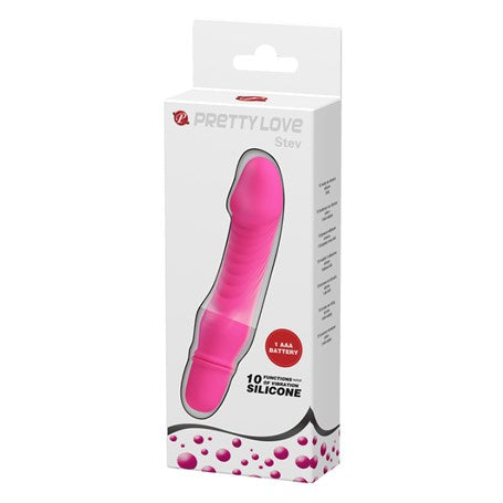 Titreşim Özellikli Vibratör Pembe 13.5 cm Pretty Love - B1270