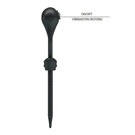 Titreşimli Penis Sıkıcı Halkası Prostat Kelepçe Yüzüğü - B1181