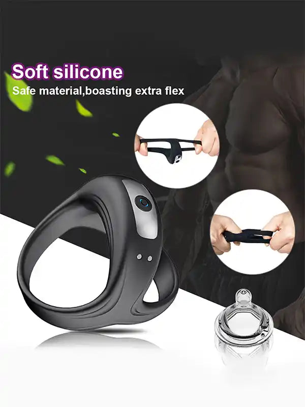 Titreşimli Şarjlı Penis Halkası - 303301