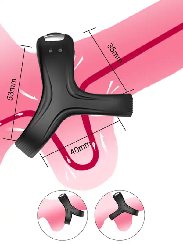 Titreşimli Şarjlı Penis Halkası - 303301