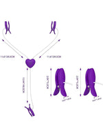 Titreşimli Şarjlı Vajina ve Göğüs Klipsi 3'lü - D3952