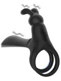 Titreşimli ve Klitoris Uyarıcılı Şarjlı Penis Halkası - S557