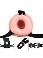 İçi Boş Belden Bağlamalı Titreşimli Penis 16.5 cm - LV3002