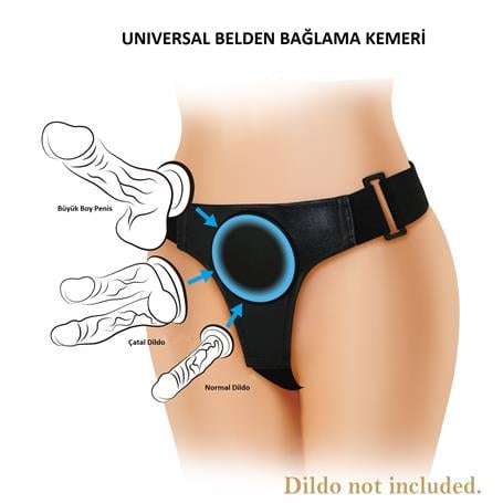 Universal Protez Penis Belden Bağlama Kemeri - Bobby - BDM1287