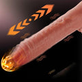 Belden Bağlamalı USB Manyetik Şarjlı 21,5 cm İleri Geri Hareketli Titreşimli Dildo - Marshall - BDM1625B