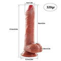 Belden Bağlamalı USB Manyetik Şarjlı 21,5 cm İleri Geri Hareketli Titreşimli Dildo - Marshall - BDM1625B