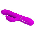 USB Manyetik Şarjlı 7 Titreşim 4 İleri Geri & 4 Rotasyon Fonksiyonlu Teknolojik G-Spot Vajinal Vibratör - BDM1357